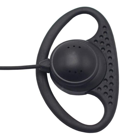 GoodQbuy D Shape 2-Pin Earpiece Headset - Picture 3 of 5